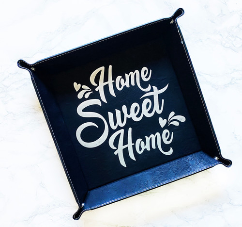 Home sweet home valet tray